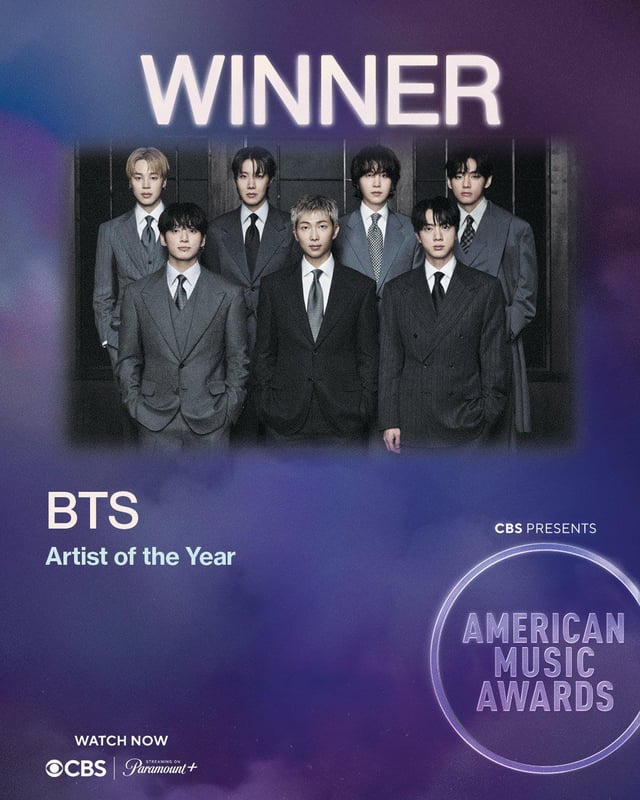 BTS at the 2026 American Music Awards