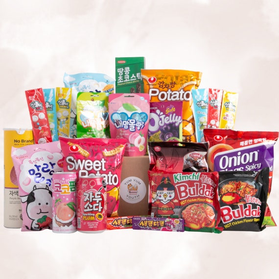 Korean snacks selection